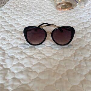 LOFT Black and Gold Sunglasses